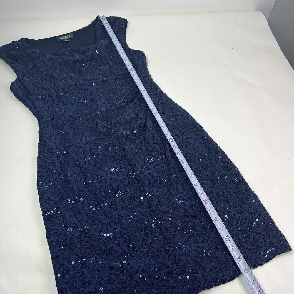 Ralph Lauren Sequin Stretch Dress size 16 - Picture 9 of 14